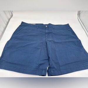 Member Mark Men's Size 40 Everyday Stretch Flat Front Short Blue Cove‎ 9" New